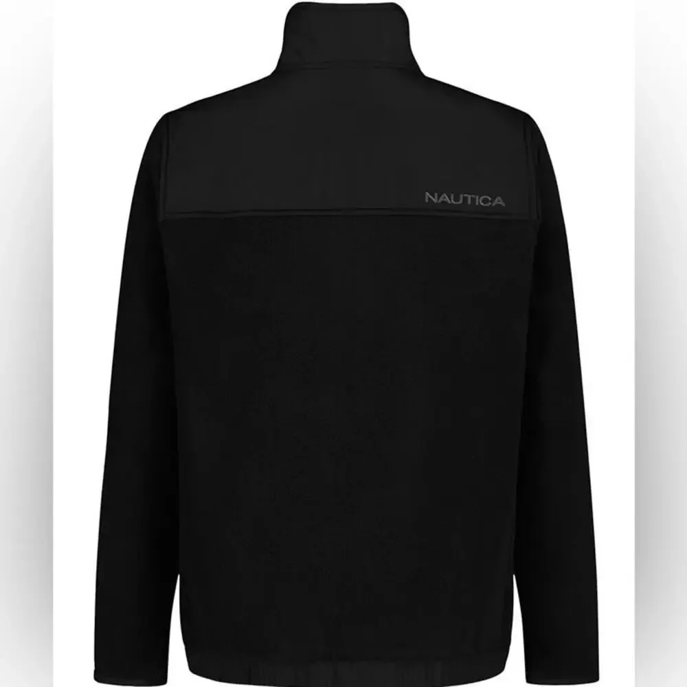 Nautica Black Polar Zip-Up Jacket, 8(S) - NWT